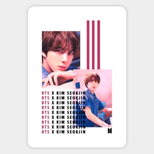 Kpop Designs Jin BTS Magnet